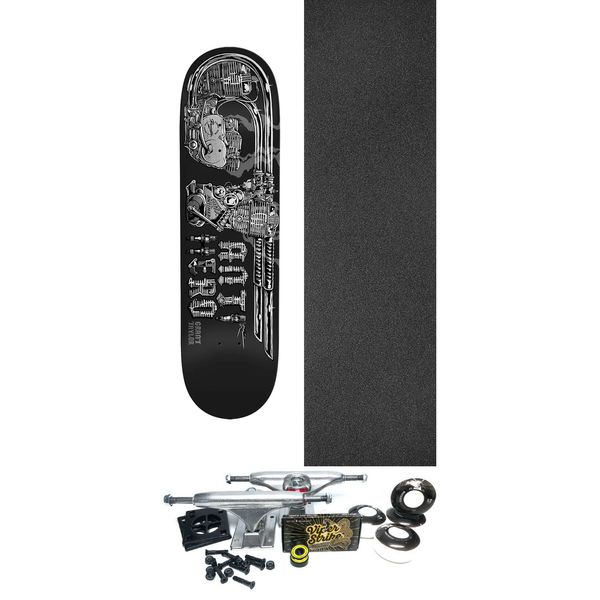 Anti Hero Skateboards Grant Taylor GT Revington Re-Rev'd Skateboard Deck - 8.5" x 31.8" - Complete Skateboard Bundle